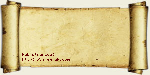 Jovanka Sebić vizit kartica